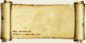 Klaudija Stojić vizit kartica